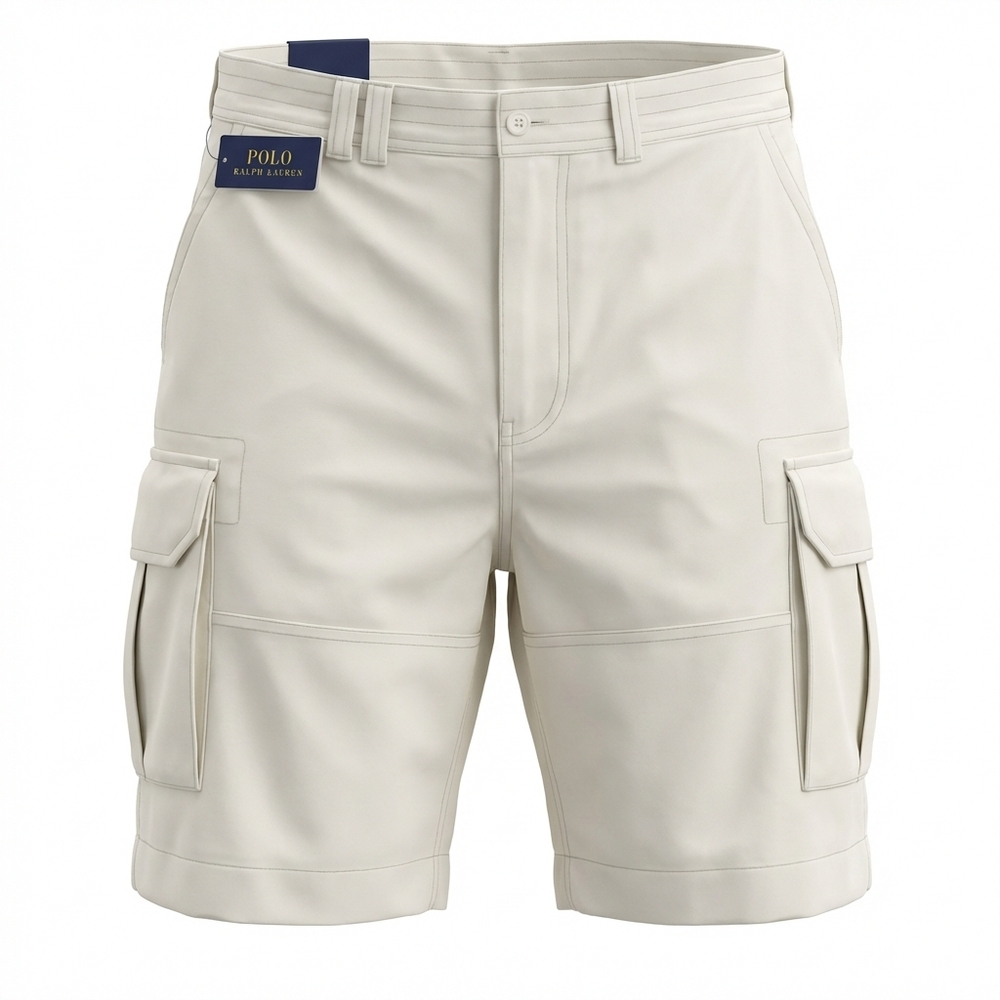 Polo by Ralph Lauren Men's White Cargo Shorts